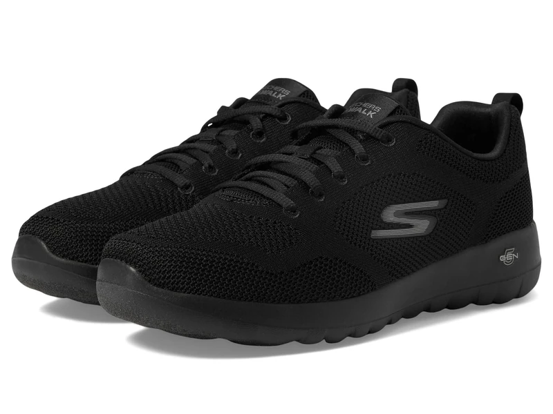 Skechers Women's Go Walk Joy Violet Sneaker, Black, 5 UK