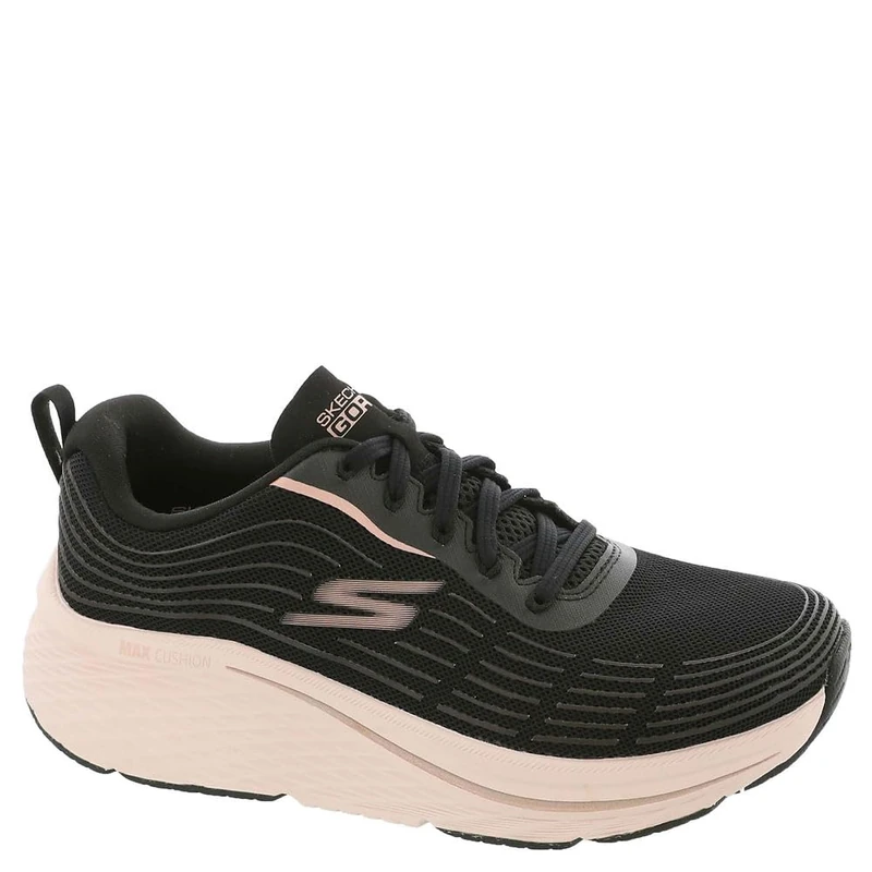 Skechers Women's Summits Torre Trainers, Black/Rose Gold, 8