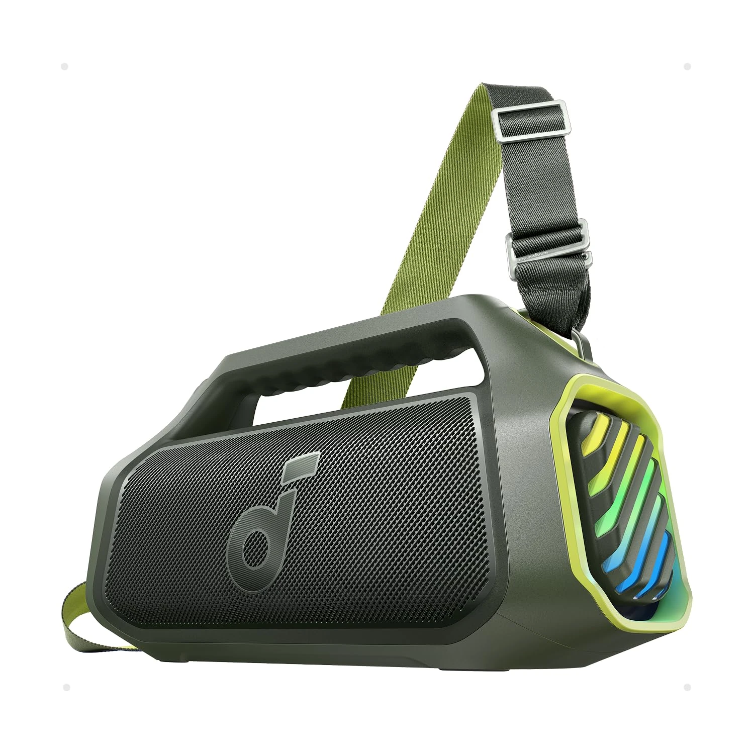 soundcore Anker Boom 2 Plus Outdoor Speaker, Bluetooth Speaker with 140W, 2+2 Channel, BassUp 2.0, 20H, Fast Charge, IPX7 Waterproof, RGB Lights, USB-C, Power Bank, for Camping, Beach, Garden