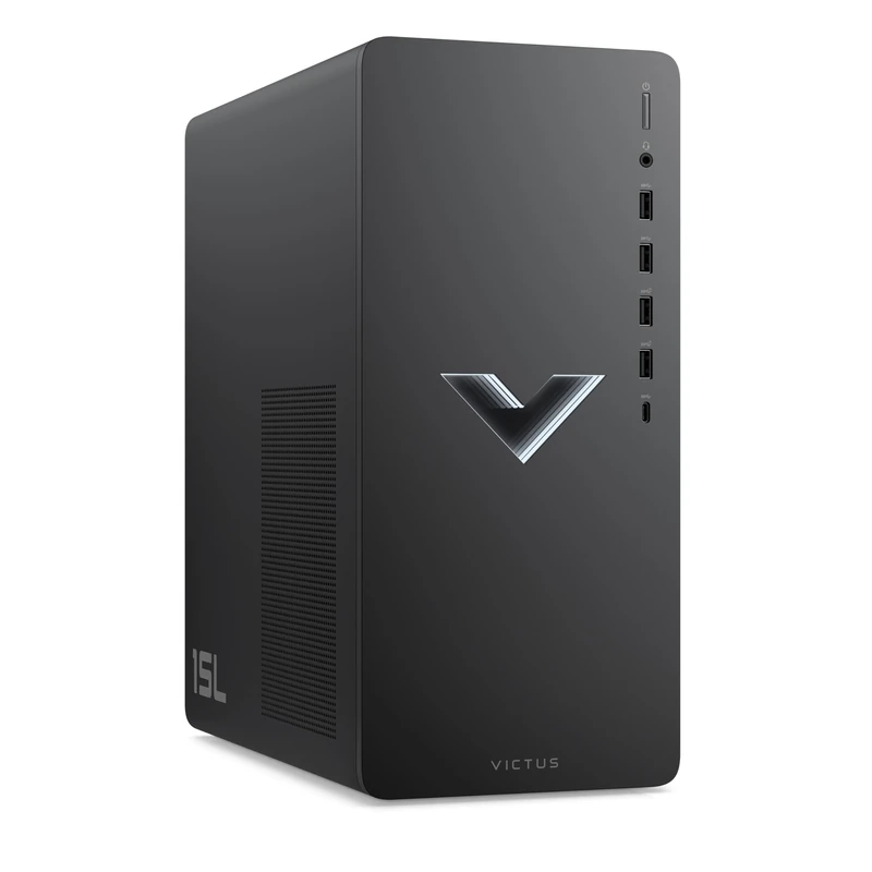 HP Victus 15L Gaming Desktop PC TG02-1009na | Intel® Core™ i5-13400F Processor | 8GB DDR4 RAM | 512GB SSD | NVIDIA® GeForce RTX™ 3050 GPU 8GB DDR6 | Microsoft Windows 11 Home | Mica Silver