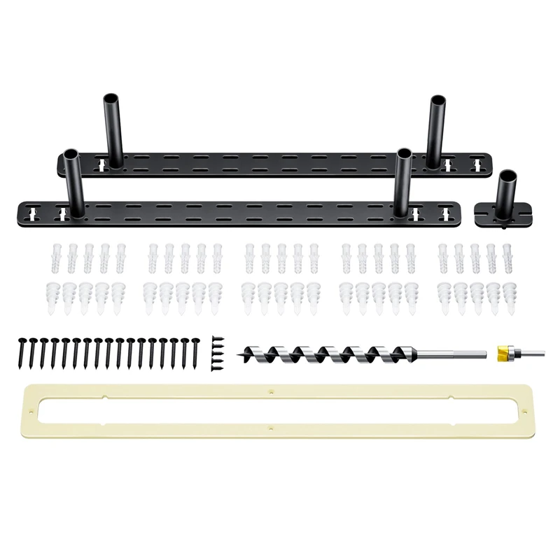2pcs Floating Shelf Hardware Heavy Duty Hidden Shelf Brackets Support,Wall Mounting Invisible Floating Shelves Bracket with Jig (22" x 4" x 1.5" with Tools)