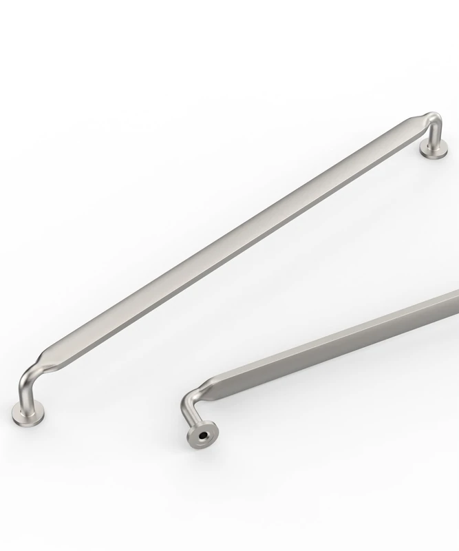 Coinkoly 10 Pack 10''(254mm) Cabinet Handles Brushed Nickel Cabinet Pulls Kitchen Door Hardware Silver Cabinet Handles for Cupboard Bathroom Drawer