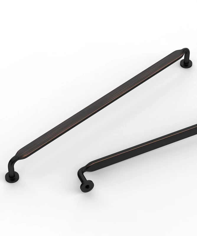 Coinkoly 10 Pack 10''(254mm) Oil Rubbed Bronze Cabinet Pulls Kitchen Bronze Cabinet Handles Dresser Pulls Drawer Hardware for Cupboard Bathroom Handles