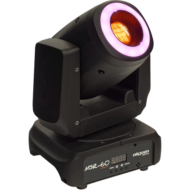Algam Lighting - MSR60-60W LED Spot Moving Head with RGB LED Ring