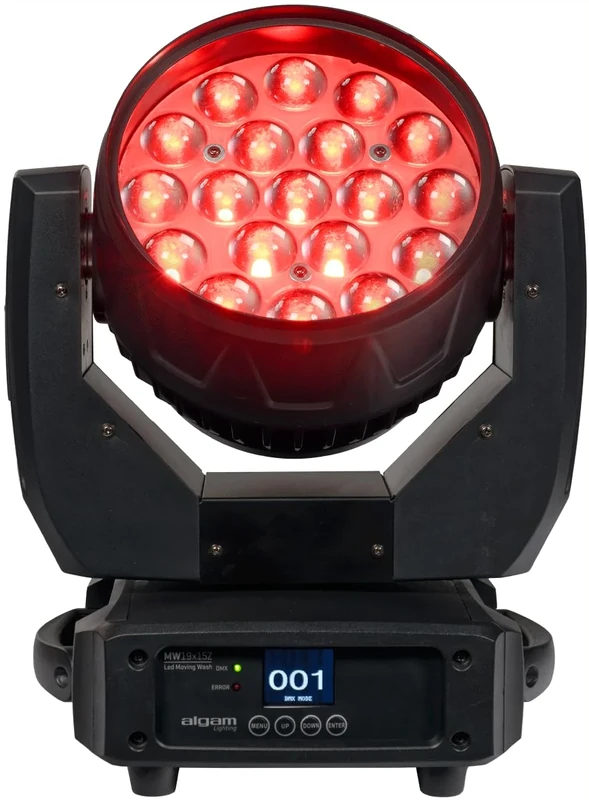 Algam Lighting - MW19X15ZX - 19 x 15W RGBW LED Wash Moving Head + Zoom