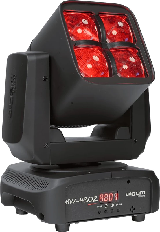 Algam Lighting - MW430ZOOM - 4 x 30W RGBW LED Wash Moving Head + Zoom - Image 1