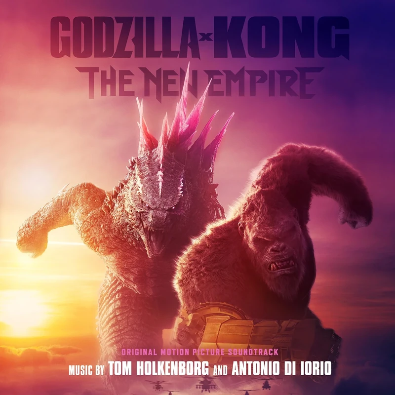 Godzilla X Kong: The New Empire (Gatefold sleeve) [180 gm 2LP Neon Pink Blue Swirl Coloured Vinyl]