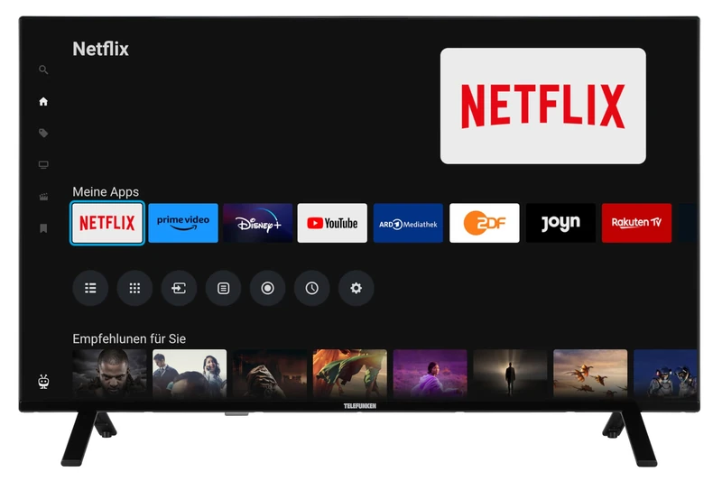 XU43TO750S (108 cm (43 Zoll), schwarz, UltraHD/4KHD, Triple Tuner, SmartTV, TiVo Betriebssystem)