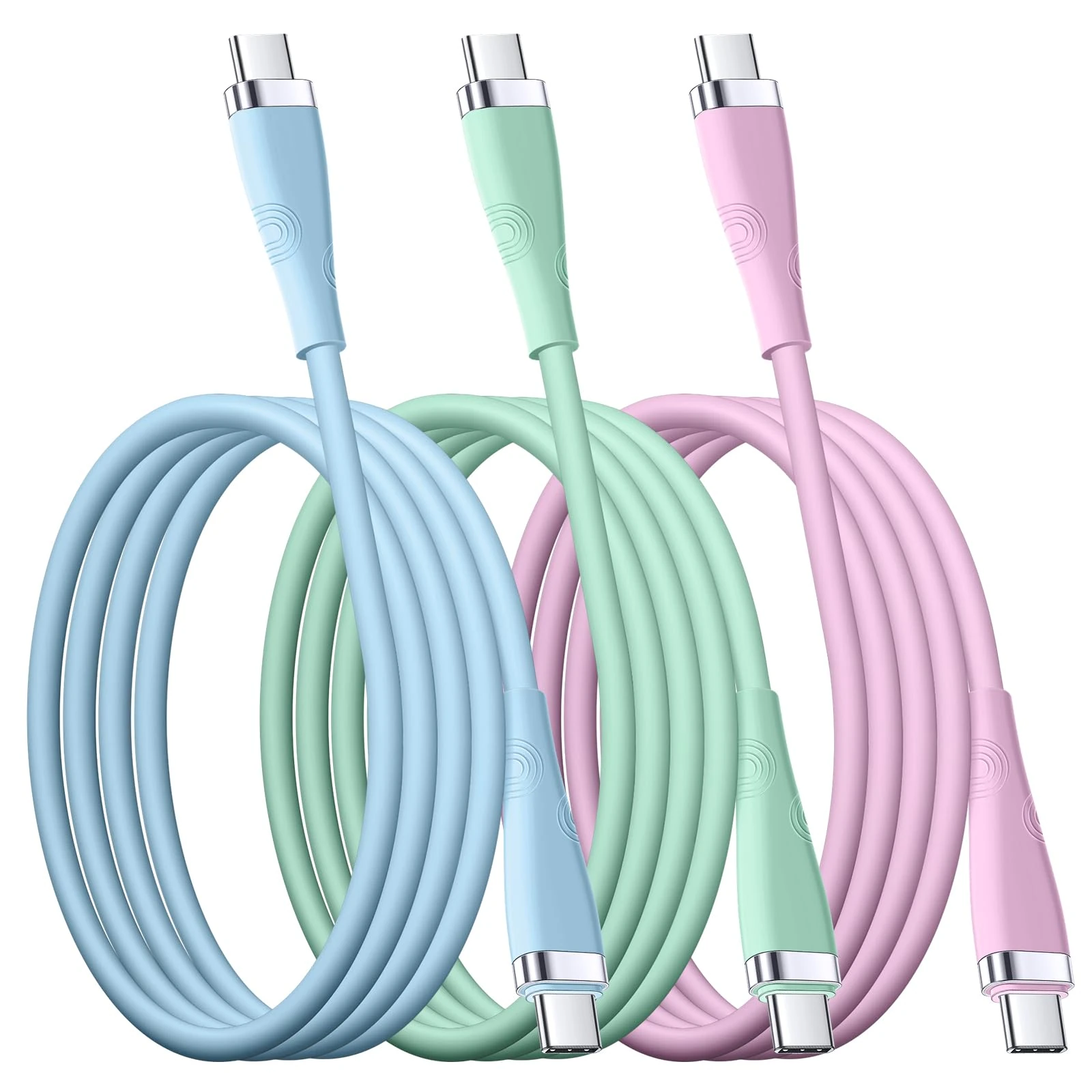 USB-C to USB-C Cable 1.8M Fast Charger for iPhone 15 Pro Max, MacBook, iPad Pro, Samsung Galaxy S23, Google Pixel 7, Huawei, Switch, LG - Dual Type C Charger