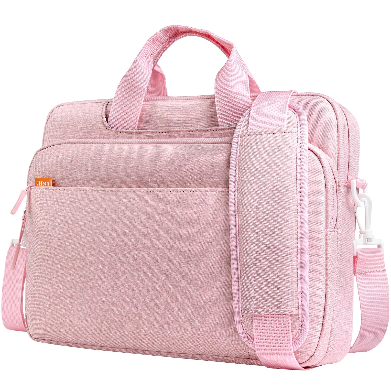 JETech 13 13.3 14 Inch Laptop Bag Case, Waterproof Computer Sleeve Cover Compatible with MacBook Air/Pro 13/14, Surface Book 13.5, HP Pavilion 14, Dell Inspiron 14, ThinkPad 14 (Pink)