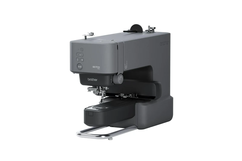 Brother Skitch PP1 Embroidery Machine, 100 x 100 mm Embroidery Area, Artspira App Operated, Personalisation Machine, Grey