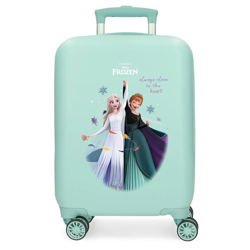 Disney Children's Hard case with 4 Wheels Side Combination Lock Made of ABS, a Rigid and Lightweight Material., Close to The Heart, Cabin Suitcase