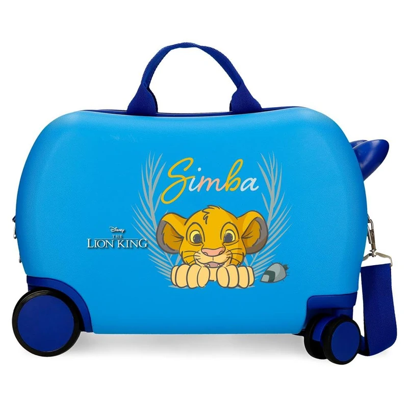 Disney Kids Carry-on Luggage with Hard Suitcase and 4 Wheel Combination Lock is Made of ABS, a Rigid and Lightweight Material., Camuflaged, Valigia per Bambini, Kids Suitcase