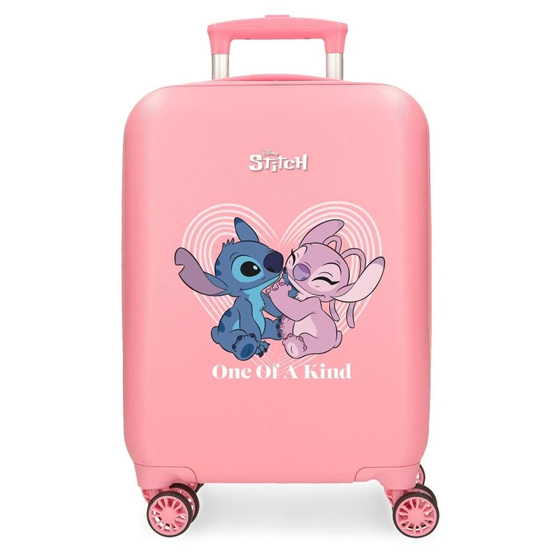 Disney Children's Hard case with 4 Wheels Side Combination Lock Made of ABS, a Rigid and Lightweight Material., One of A Kind, Valigia da cabina, Cabin Suitcase
