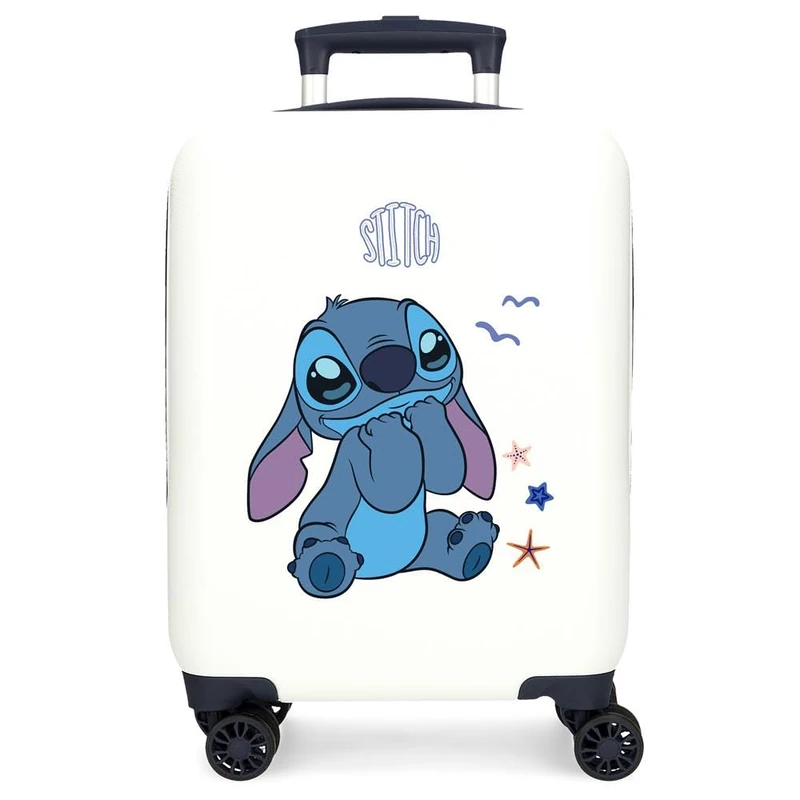 Disney The Hard case with Combination Lock and 4 Wheels ABS (Acrylonitrile Butadiene Styrene), Excited, Valigia da cabina, Cabin case