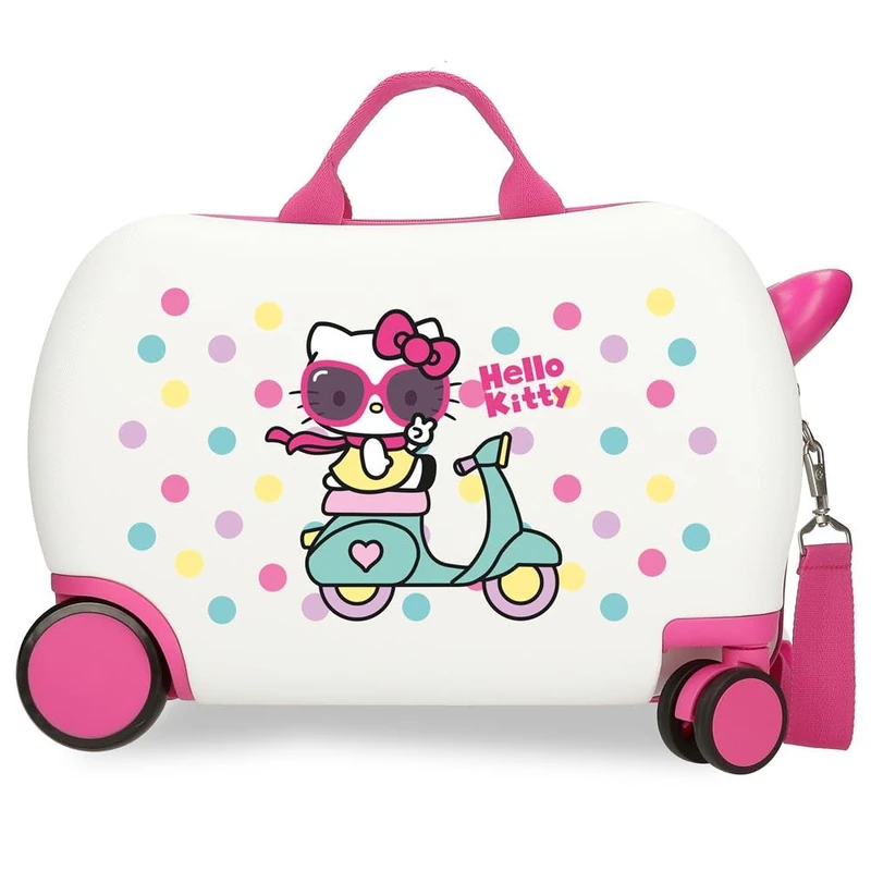 Hello Kitty, White, Multiple (31 cm x 45 cm x 20 cm), Children's Suitcase
