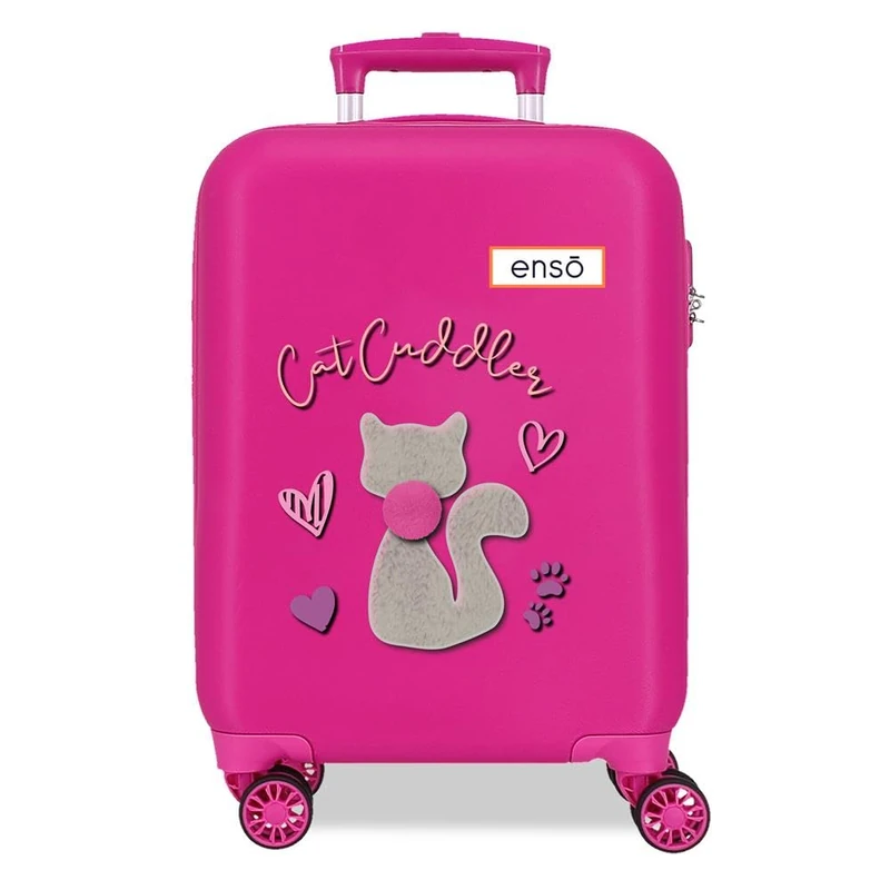 Enso Cat Cuddler Cabin Case Pink 50, Pink, 33x50x20 cms, Suitcase 50