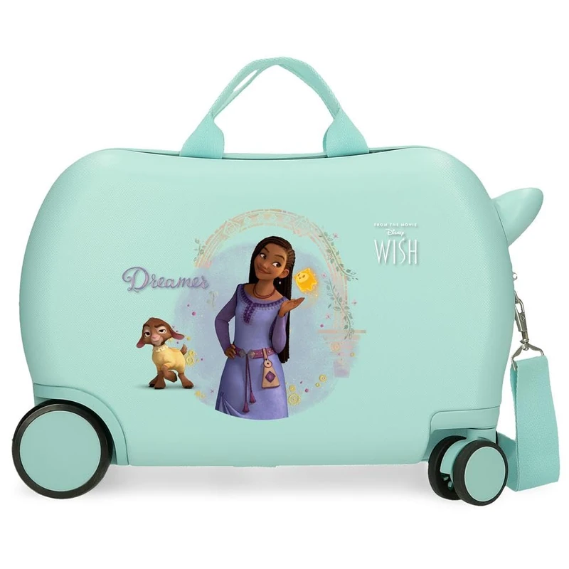 Disney Children's Hard Suitcase Combination Lock Side 4 Wheels Hand Luggage is Made of ABS, a Rigid and Lightweight Material. Dreamer, Children's Suitcase, Dreamer, Valigia per Bambini, Kids Suitcase