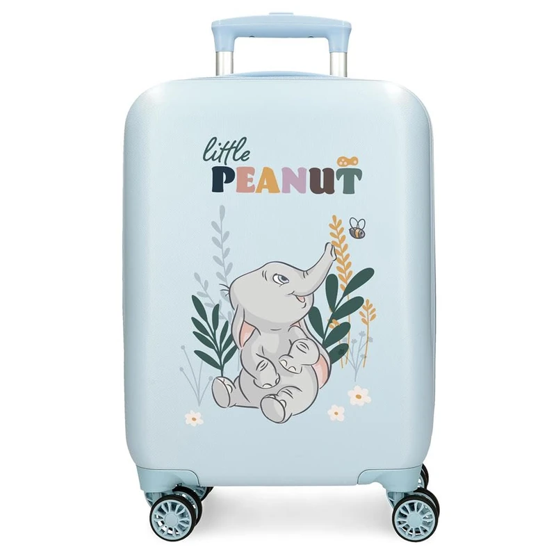 Joumma Disney Before The Bloom Cabin Suitcase Blue 33 x 50 x 20 cm Hard ABS Combination Lock Side 28.4L 2 kg 4 Double Wheels Luggage Hand Luggage, Blue, Cabin Suitcase