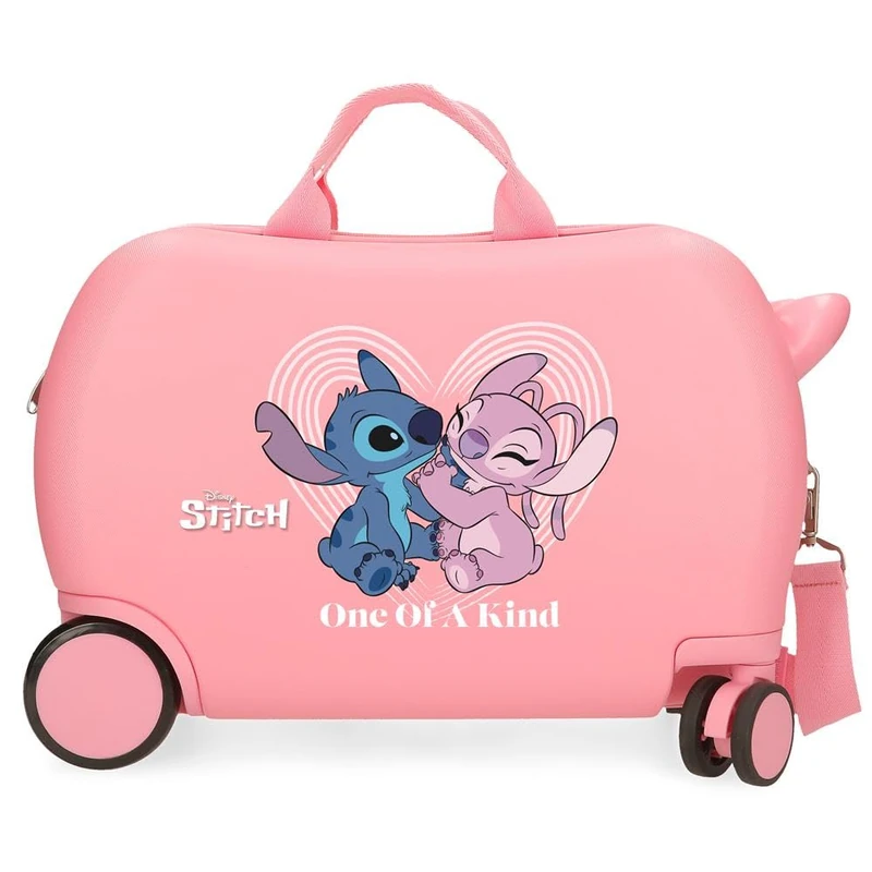 Disney Children's Hard case with 4 Wheels Side Combination Lock Made of ABS, a Rigid and Lightweight Material., One of A Kind, Valigia per Bambini, Children's Suitcase