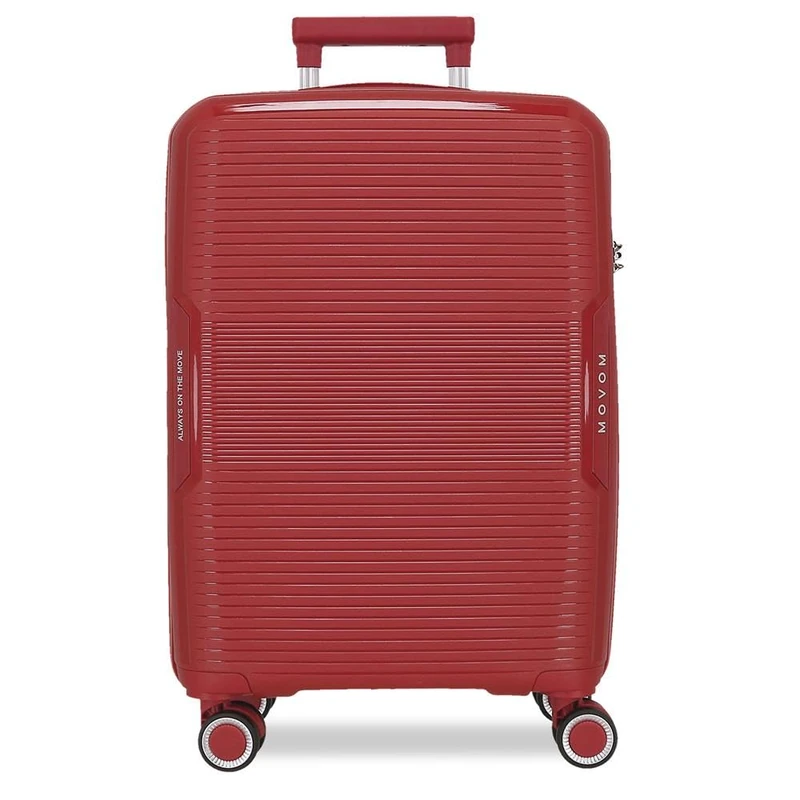 MOVOM Inari Cabin Suitcase, Red, 55 x 39 x 20 cm, Cabin Suitcase