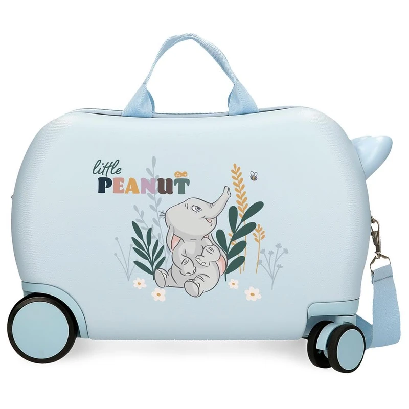 Joumma Disney Before The Bloom Children's Suitcase Blue 45x31x20cm Hard Shell ABS 24.6L 1.8 kg 4 Wheels Hand Luggage, Blue, Children's Suitcase