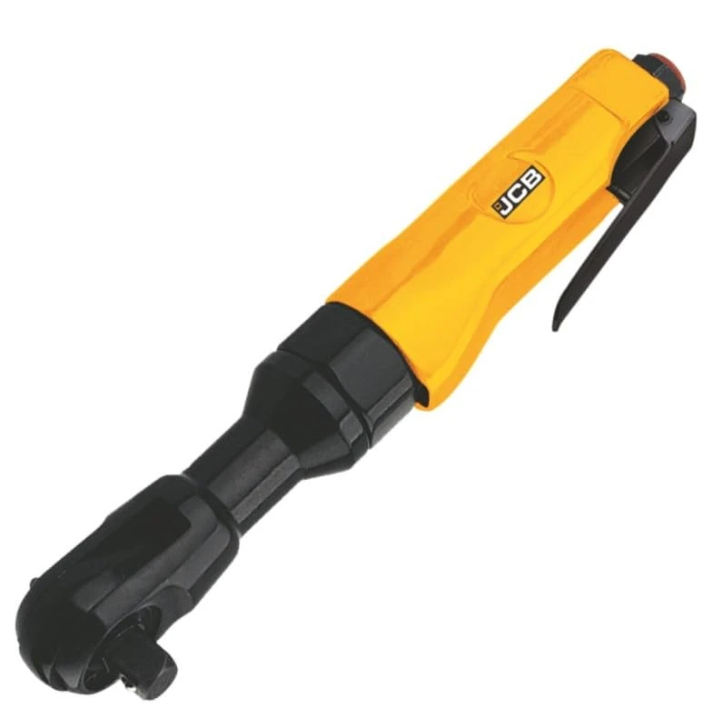 JCB 3/8” Automotive Air Ratchet Wrench, 68Nm Max Torque, Compact & Heavy-Duty Design for Vehicle, Machinery Maintenance Automotive Tasks - 3 Year Standard Warranty - Image 1