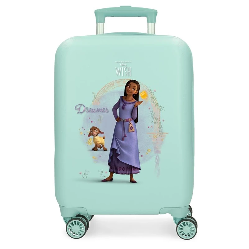 Disney Kids Carry-on Luggage with Hard Suitcase and 4 Wheel Combination Lock is Made of ABS, a Rigid and Lightweight Material., Dreamer, Valigia da cabina, Cabin Suitcase