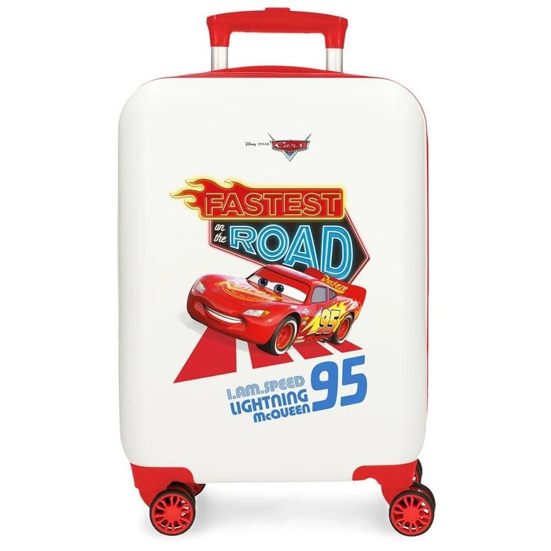 Disney Joumma Good Mood Cabin Suitcase White 33x50x20 cm 34 x 55 x 20 cm Hard ABS Combination Lock Side 28.4L 2 kg 4 Double Wheels Luggage Hand…, Cars, Suitcase 50