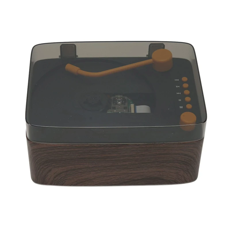 Portable CD Player with Bluetooth, Record Player with Speakers, CD Player Compatible for Android or for IOS Devices, for Living Room, Ect