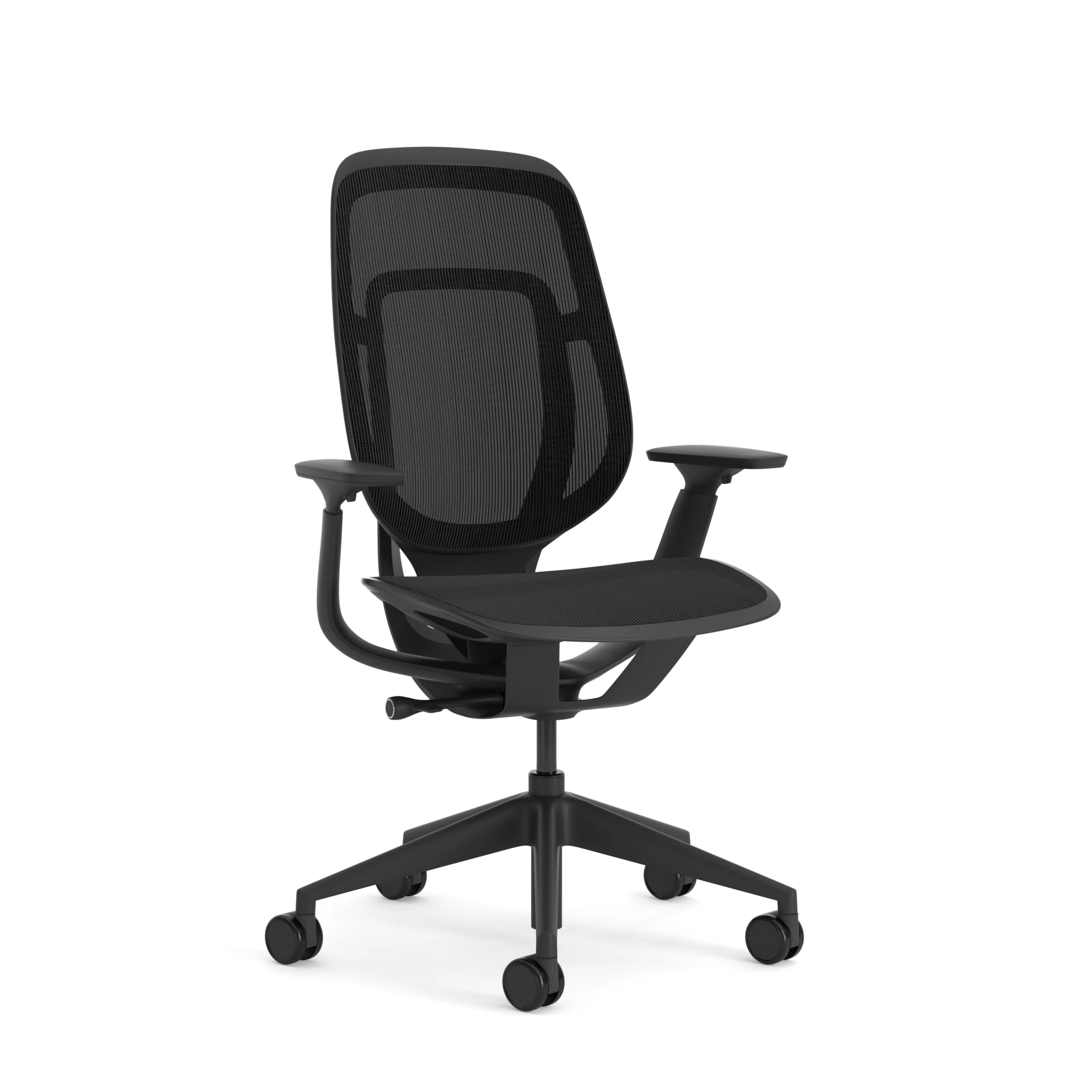 Steelcase Karman Ergonomic Height Adjustable Office Chair with Black Upholstery