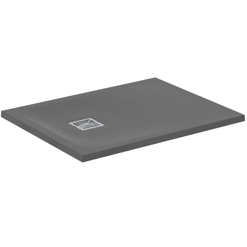 Ideal Standard T5604FS Ultra Flat Shower Tray - Grey Concrete