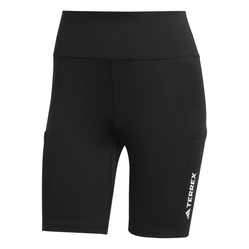 adidas Women's Terrex Multi 8inch Tight Shorts, Black, M