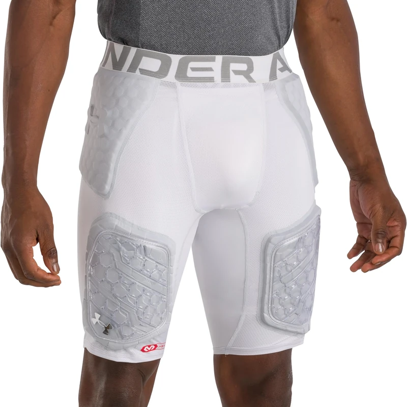 Under Armour Unisex's Gameday Pro Football Pant, White, 3XL