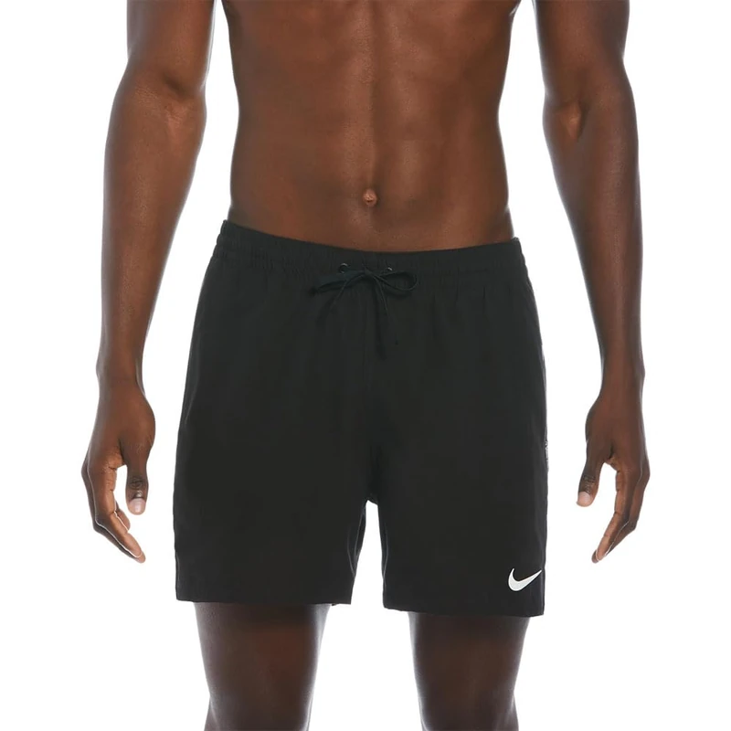 NIKE Men's 5 Volleyball Short Swimwear Cover Up, 001-Black, XX-Large