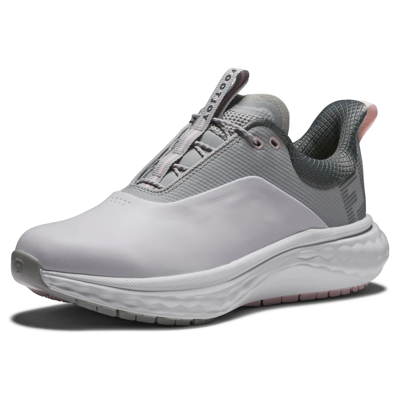 FootJoy FJ Quantum Women's White/Grey/Pink, 8 UK Wide