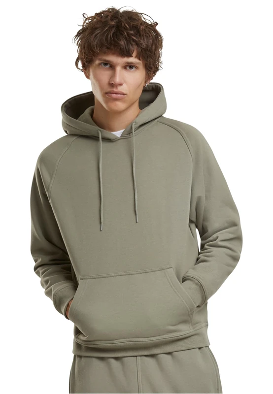 Urban Classics Men's Blank Hoody, Palegreen, 4XL