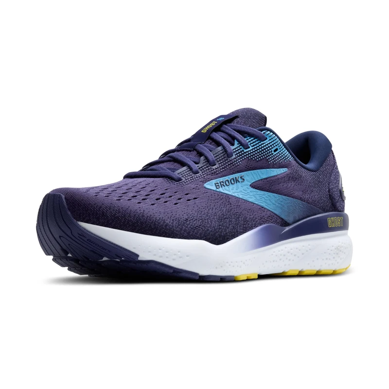 BROOKS 1104181D438 Ghost 16 Men Blue/Bonnie Blue/Yellow UK 11
