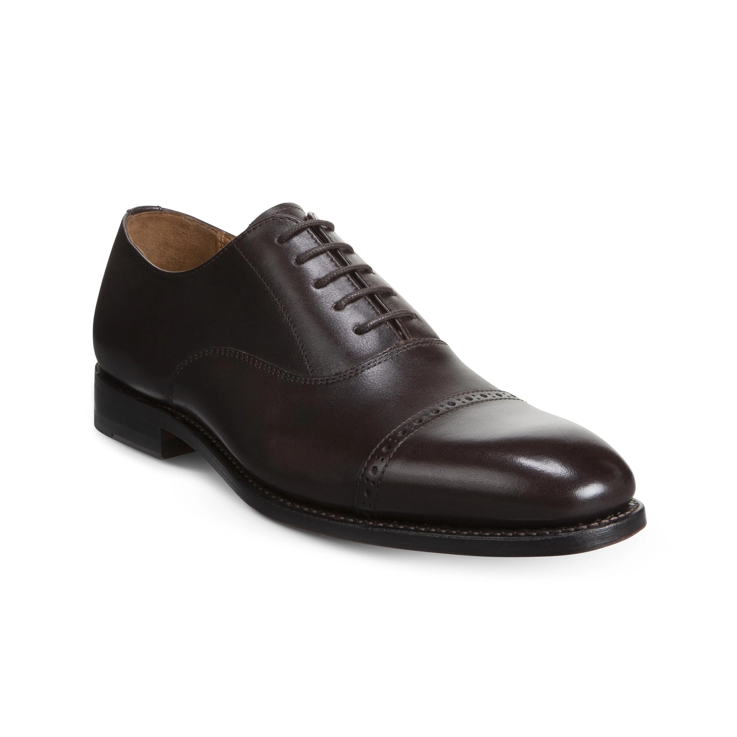 Allen Edmonds Men's Brady Cap Toe Oxford, Chestnut Leather, 9 UK