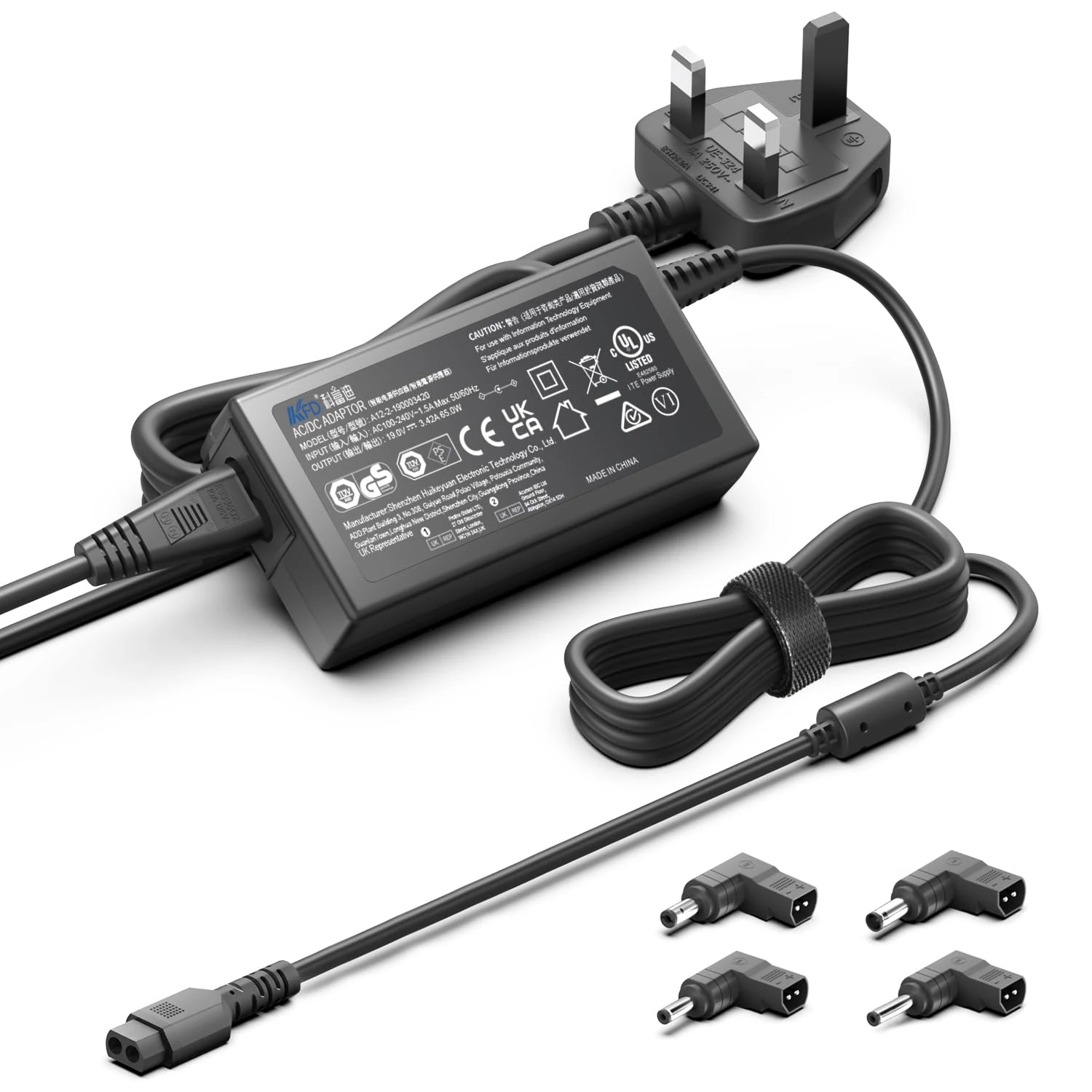 ASUS Laptop Charger, 19V 65W 45W 33W Charger for ASUS VivoBook Zenbook 17 16 15 14 S17 S16 S15 S14 X1504ZA M1605YA P1504CZA X555L Go E1504 Acer Aspire A115 A315 Notebook AC Adapter Power Supply