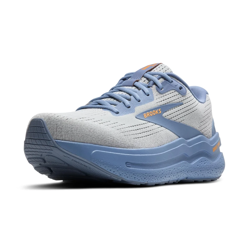 Brooks Ghost Max 2 Oyster Mushroom/Blue/Orange Men, UK 8.5