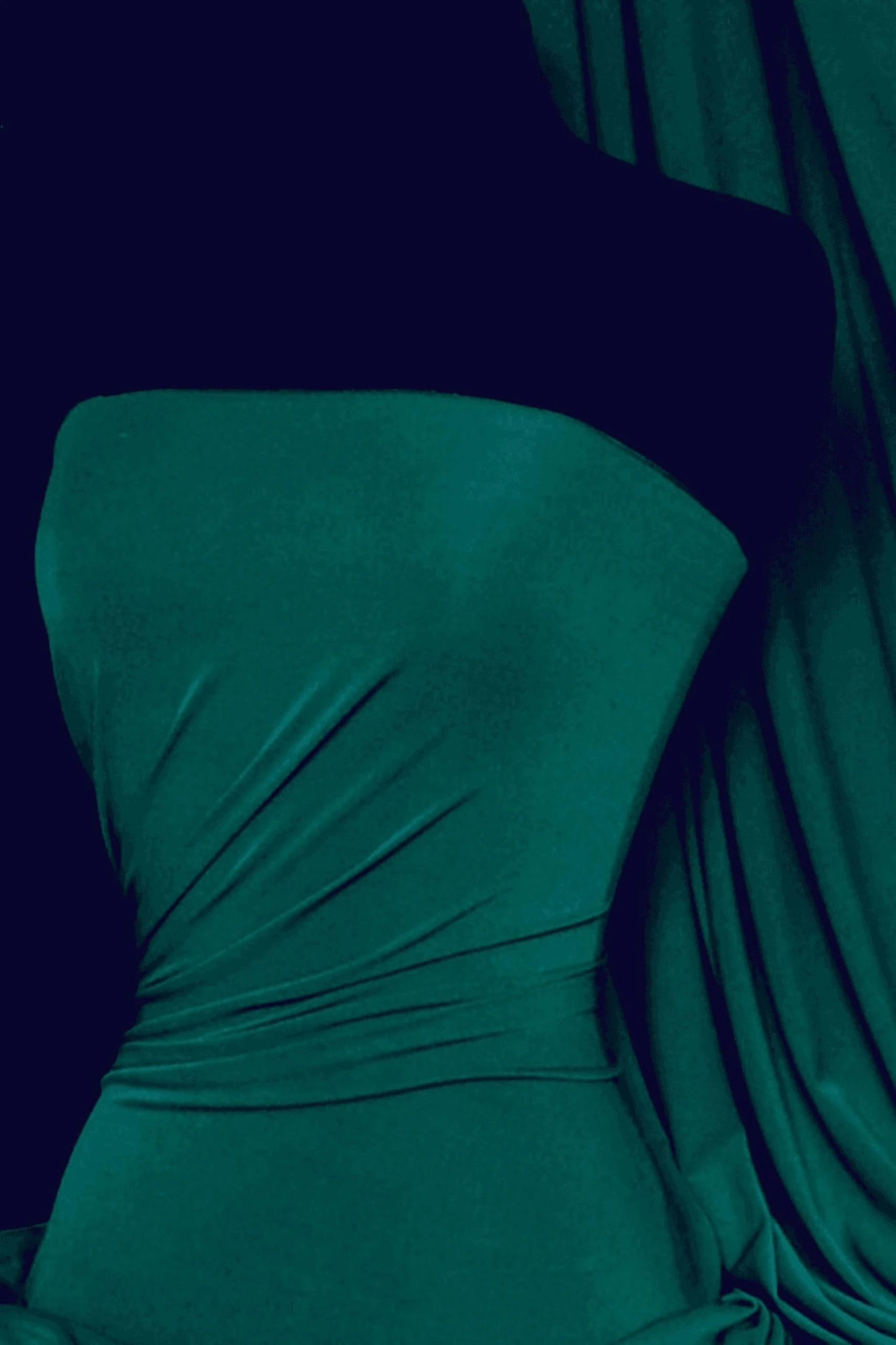 Premium Quality Silk Touch Jersey Stretchy Dressmaking Fabric Sold by The Metre 50+ Colours in Stock Same Day Dispatch by Tia Knight (Bottle Green)