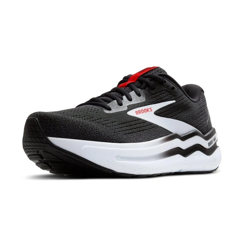 Brooks 1104311D027 Ghost Max 2 Men Black/White/Fiery Red UK 6.5