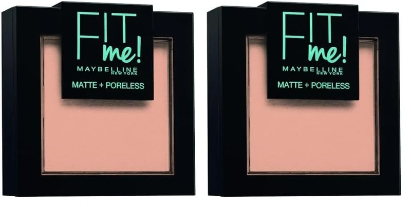 Maybelline Fit Me Matte And Poreless Powder 130 Buff Beige 9g (Pack of 2)