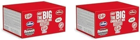 Nestlé The Big Chocolate Box, 30 x Chocolate Bars – KitKat, KitKat Chunky, Yorkie, Aero, Munchies – Chocolate Sharing Gift, 1.3kg (Pack of 2)