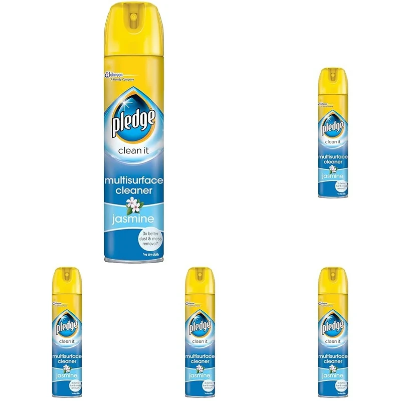 Pledge Clean It Jasmine Multisurface Cleaner, 250ml (Pack of 5)