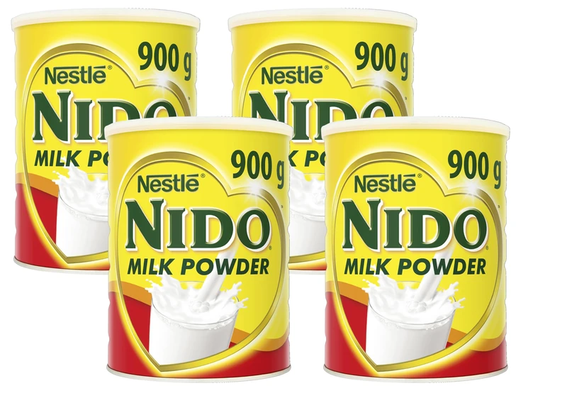 Nestlé Nido Instant Full Cream Milk Powder - 900 g (Pack of 4)