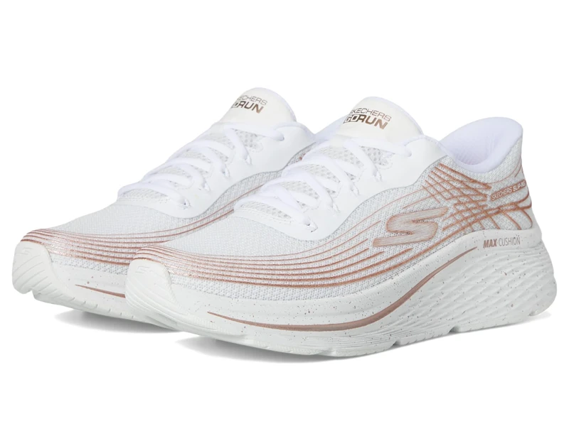 Skechers Women's MAX Cushioning Elite 2.0 Kaplan Trainers, White, 5