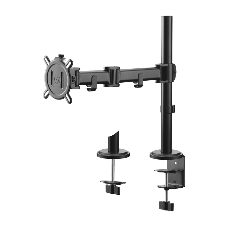 One For All Universal Monitor Arm for 13-32 Inch Screens - VESA 75/100mm - Heigh adjustment -Tilt (90°), Swivel (180°) and Rotate (360°) - Max weight - 8 kg per screen - Black (DM2110)