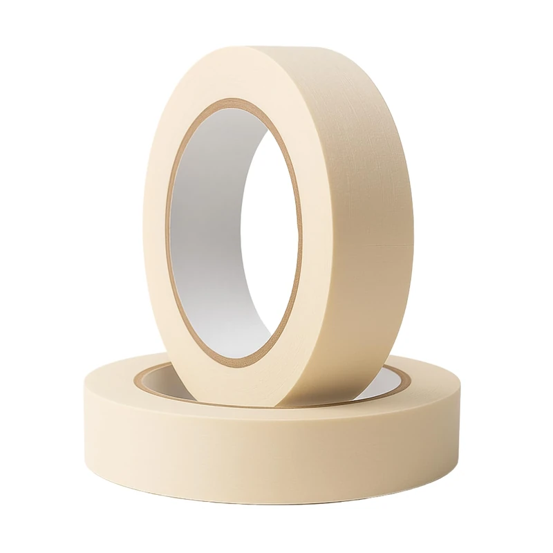 Apex Business Supplies 2 Rolls Masking Tape 25mm X 50m Multipurpose Tape | Masking Tape for Painting, | Painters Tape for Sharp Paint Lines | Decorators Tapes, Masking Tapes 25mm Wide